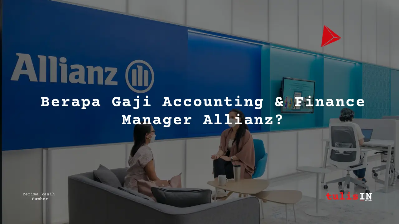 Ilustrasi yang menunjukkan gaji Accounting & Finance Manager di Allianz, dengan grafik dan statistik terkait pendapatan serta faktor-faktor yang mempengaruhi gaji.