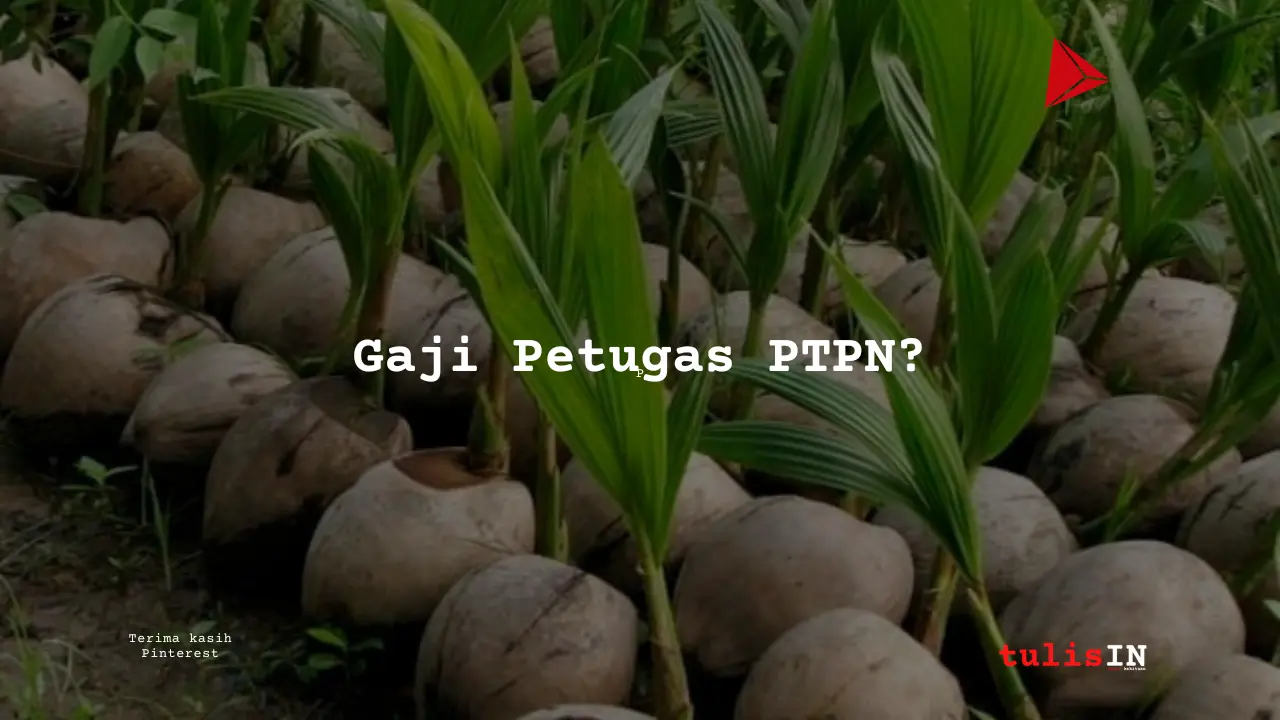 Berapa Gaji Petugas Kebun PTPN 4?