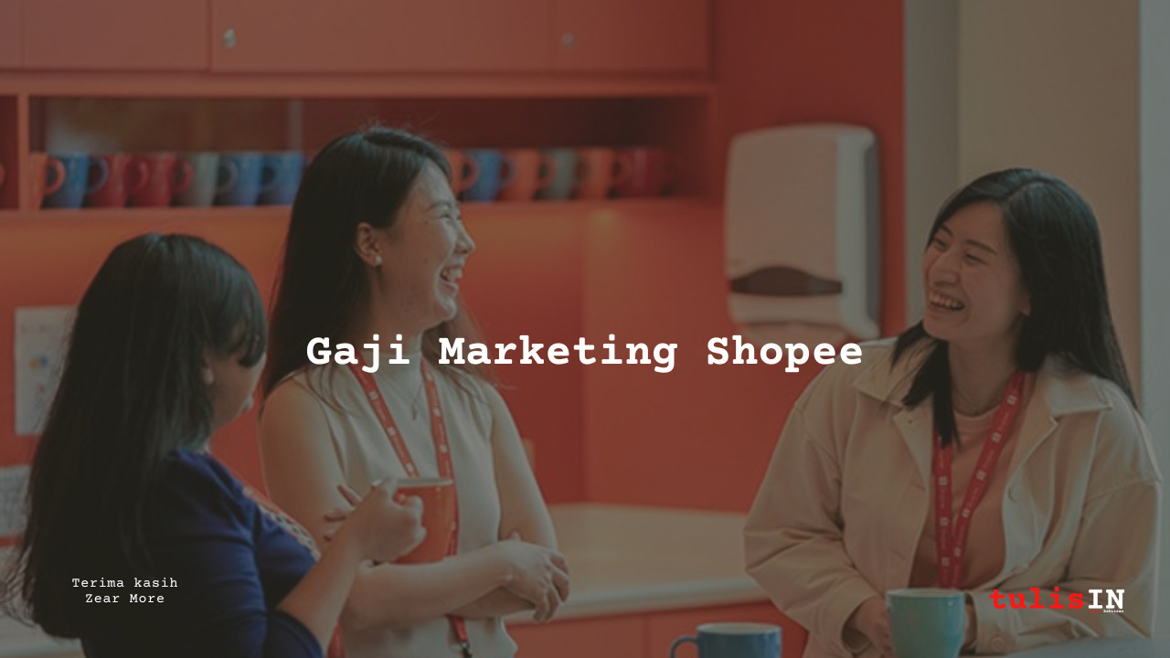 Gaji Marketing Shopee