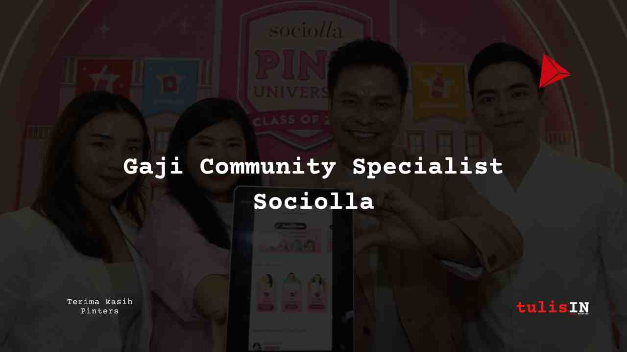 Gaji Community Specialist Sociolla