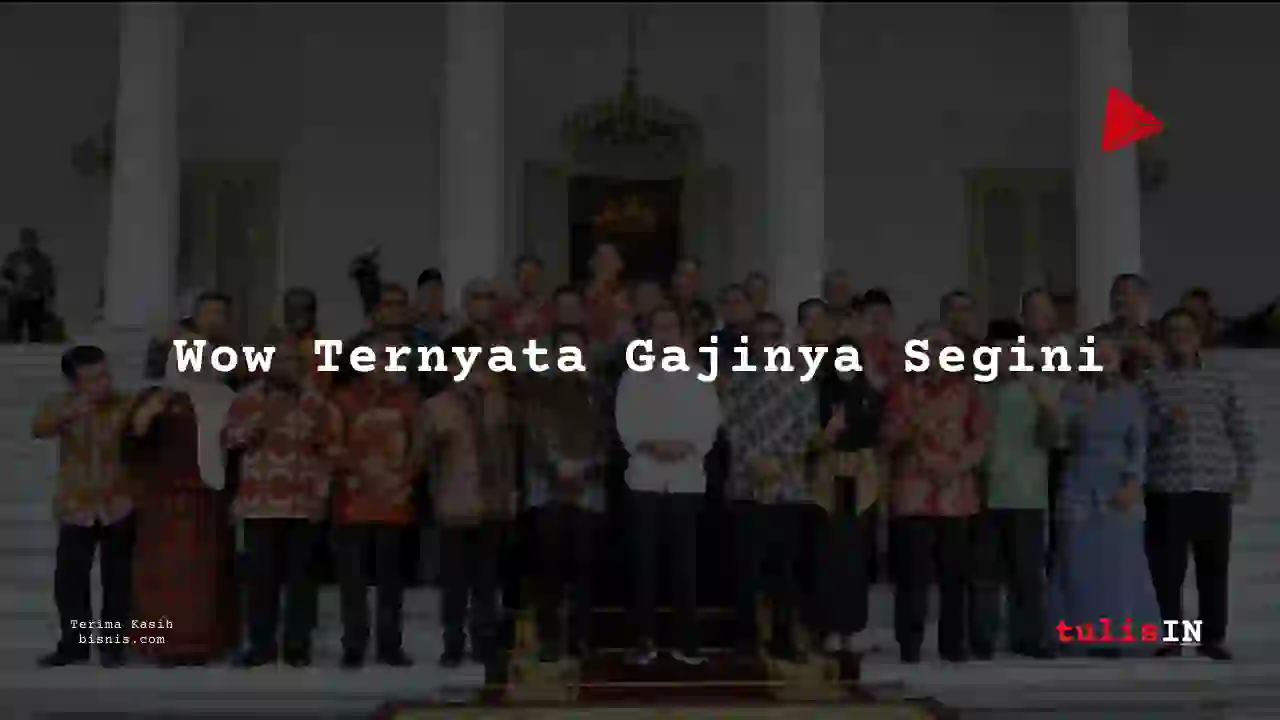 Berapa Gaji Kepala Daerah/Bupati tahun 1971?