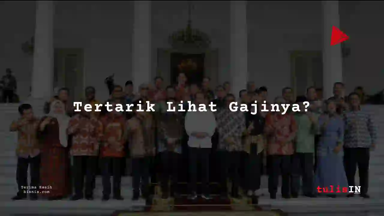 Berapa Gaji Kepala Daerah/Bupati tahun 1975?