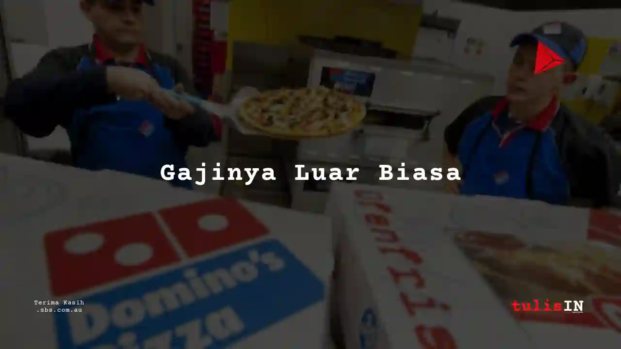 Berapa Gaji Finance (staff) Domino’s Pizza 2025?