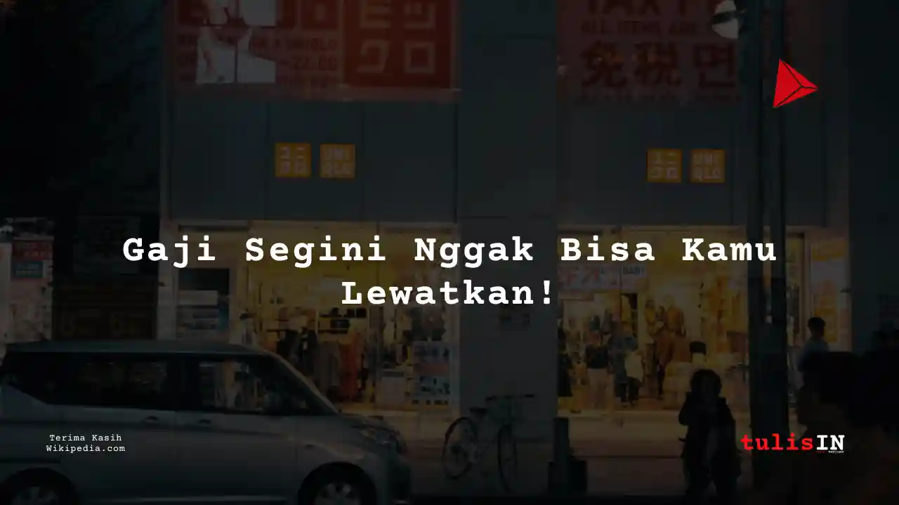 Berapa Gaji Operations Manager di UNIQLO?