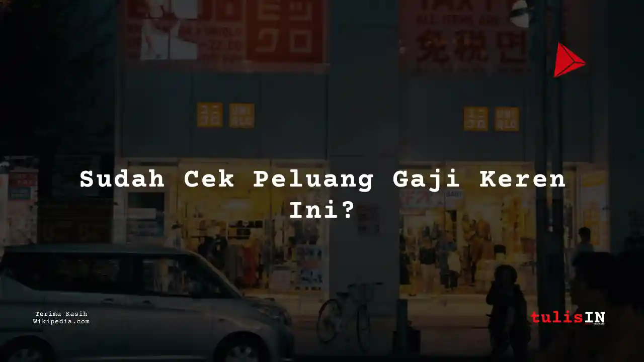 Berapa Gaji Stock Associate/Inventory Manager di UNIQLO?