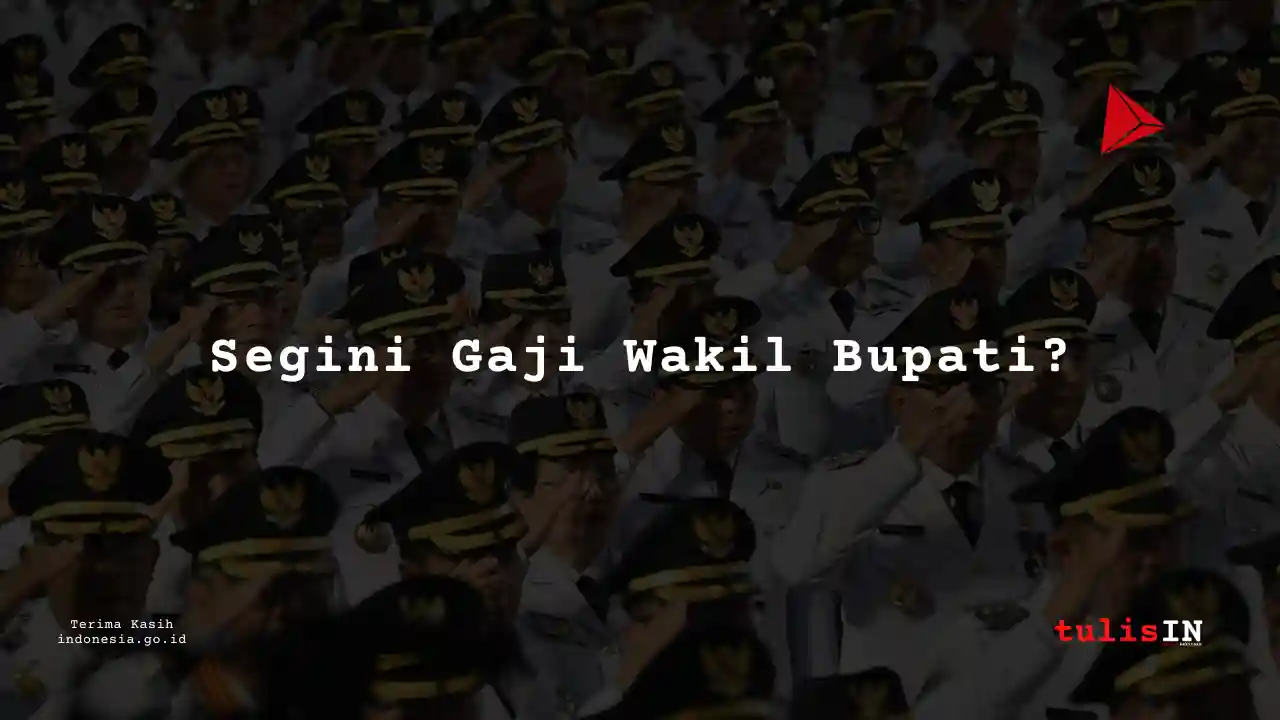 Berapa Gaji Wakil Bupati atau Wakil Wali Kota di Provinsi Nusa Tenggara Timur (NTT)?