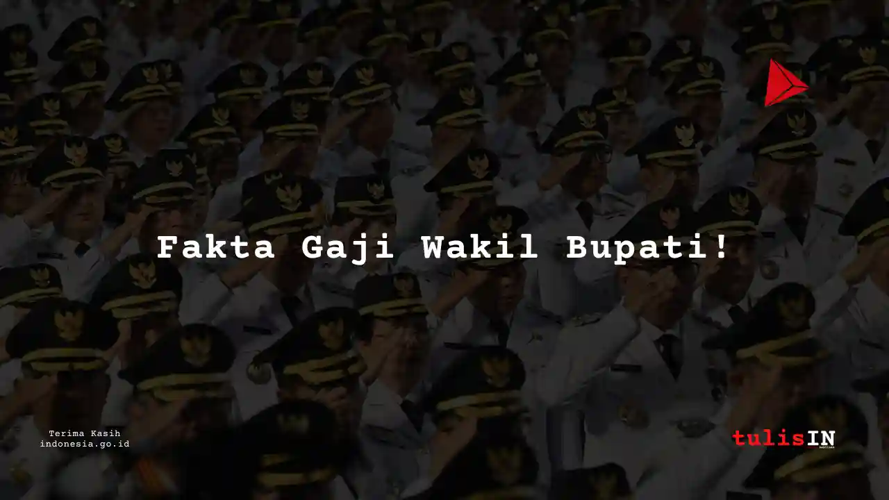 Berapa Gaji Wakil Bupati atau Wakil Wali Kota di Provinsi Sulawesi Selatan?