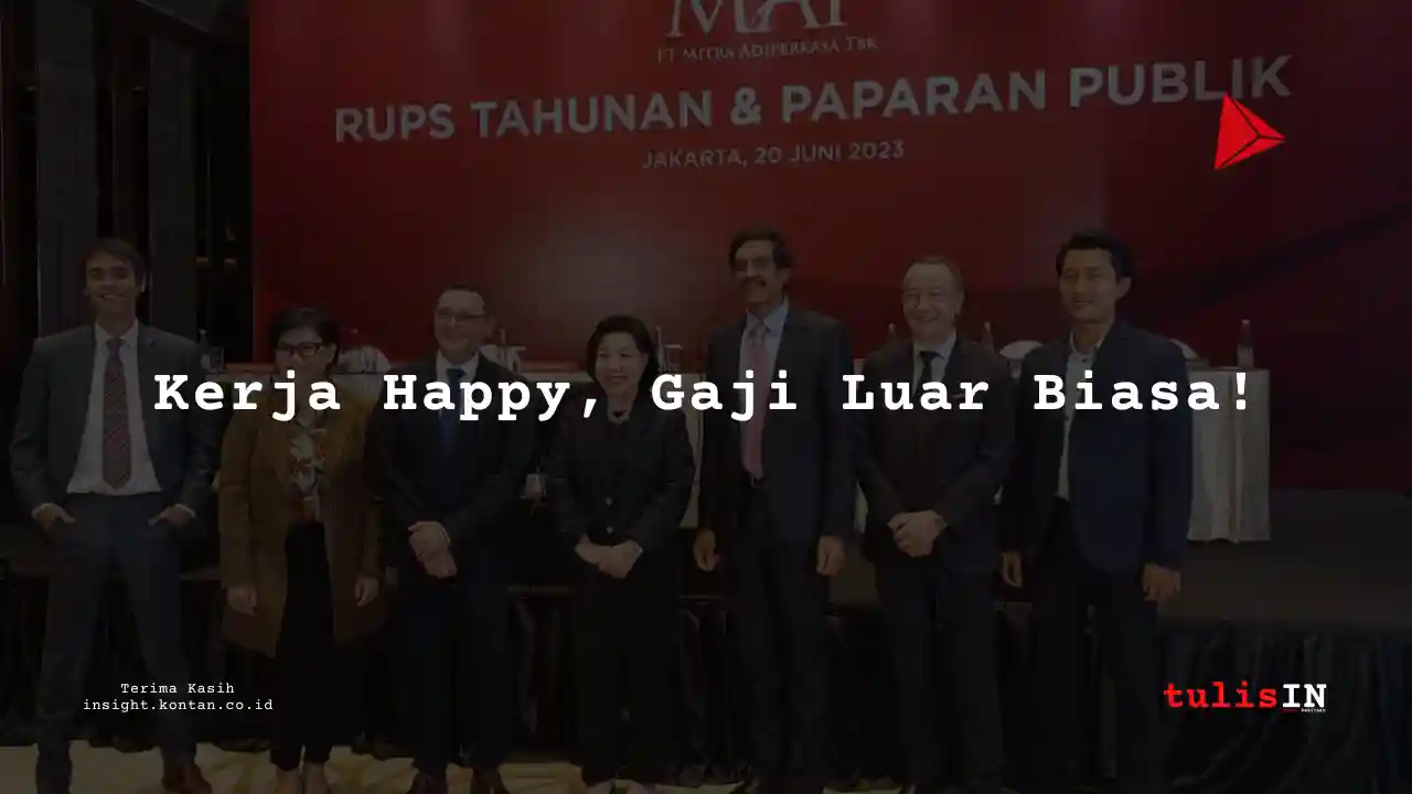 Berapa Gaji Assistant Manager di Mitra Adiperkasa 2025?