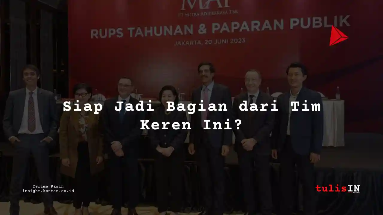 Berapa Gaji Division Head di Mitra Adiperkasa 2025?