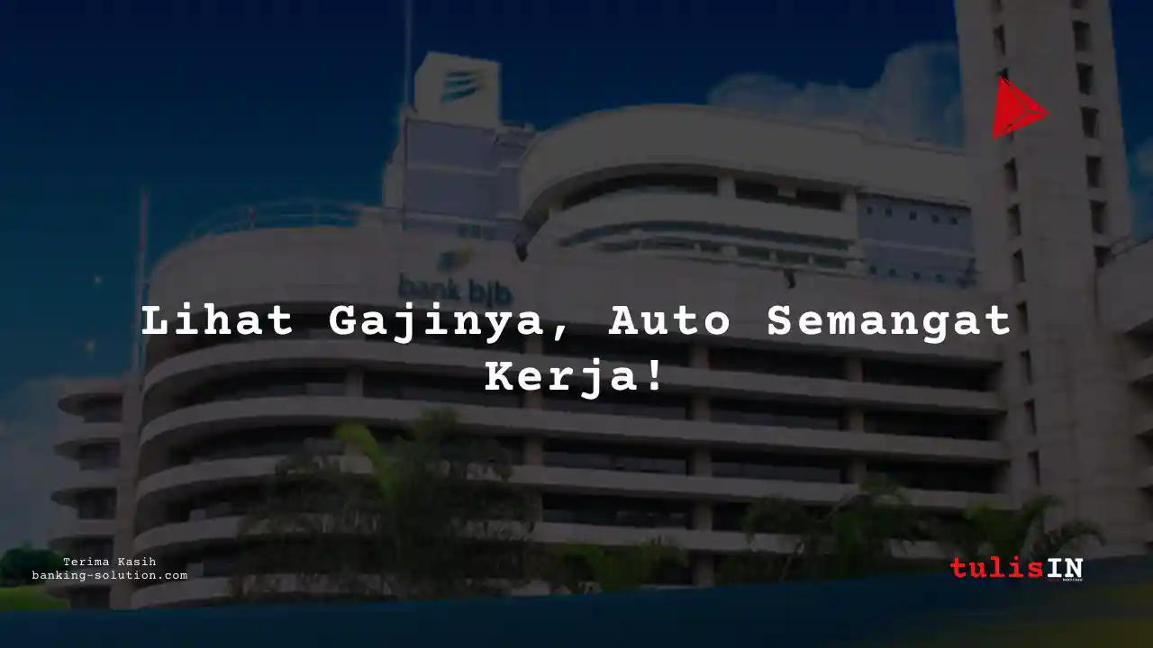 Berapa Gaji Back Office Bank BJB 2025?