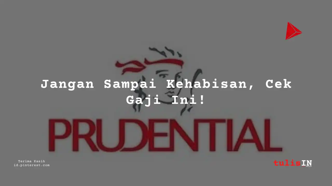 Berapa Gaji Risk Management Officer PT Prudential Life Assurance 2025?