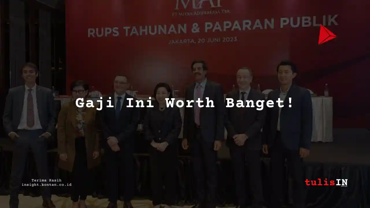 Berapa Gaji Intern di Mitra Adiperkasa 2025?
