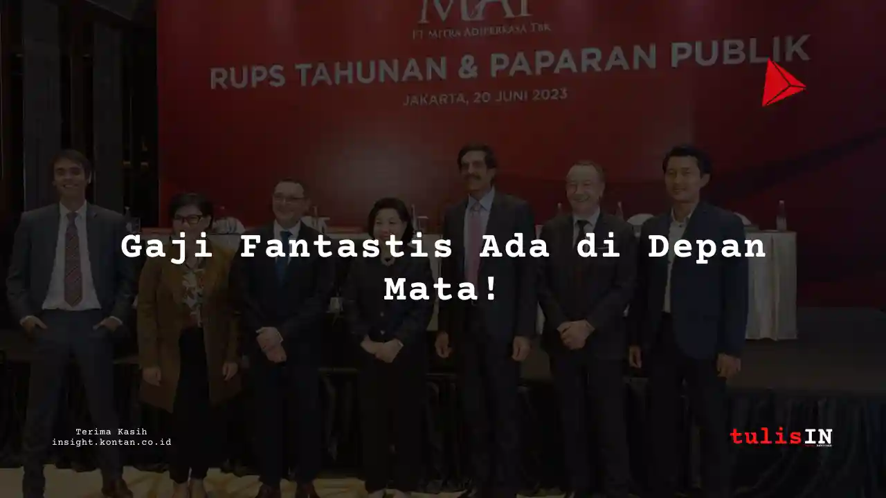 Berapa Gaji Team Leader di Mitra Adiperkasa 2025?