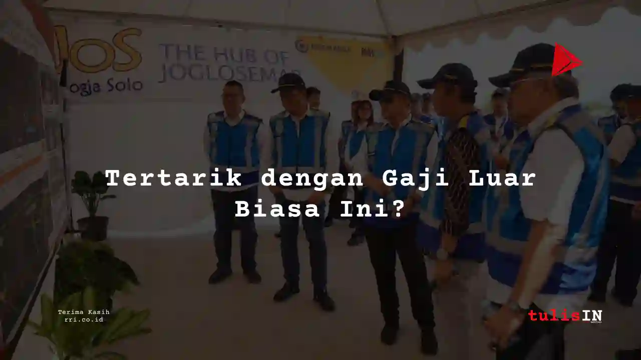 Berapa Gaji Toll Collector di Jasa Marga 2024?