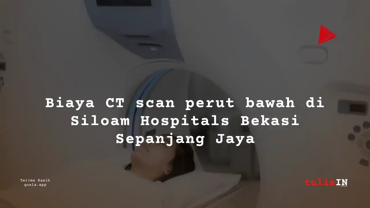Berapa  Biaya CT Lower ABD Non-CNTRS / CT Scan Perut Bawah Siloam Hospitals Bekasi Sepanjang Jaya?