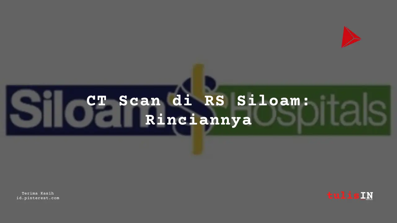 Berapa Harga Biaya CT Scan Tulang Belakang Bawah Dan Ekor/Lumbosacral (Non Kontras)?