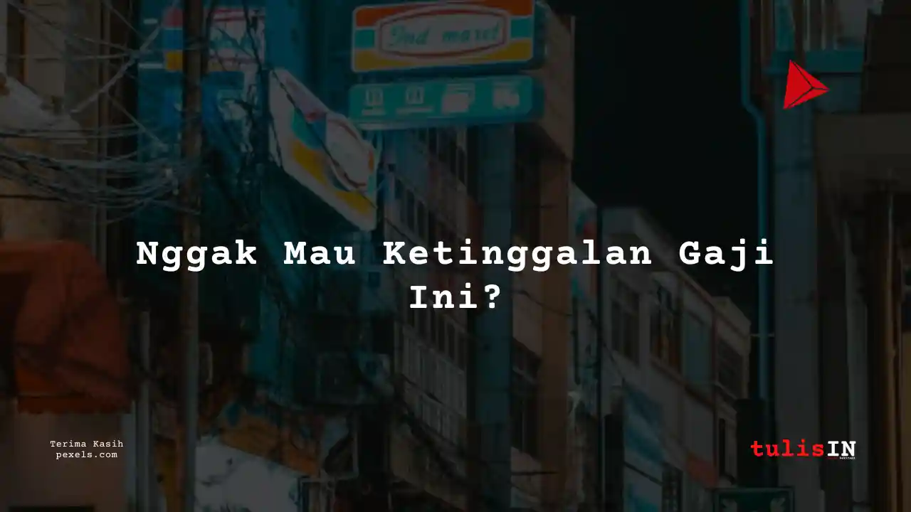 Berapa Gaji Building Maintenance & Maintenance Person Indomaret 2025?