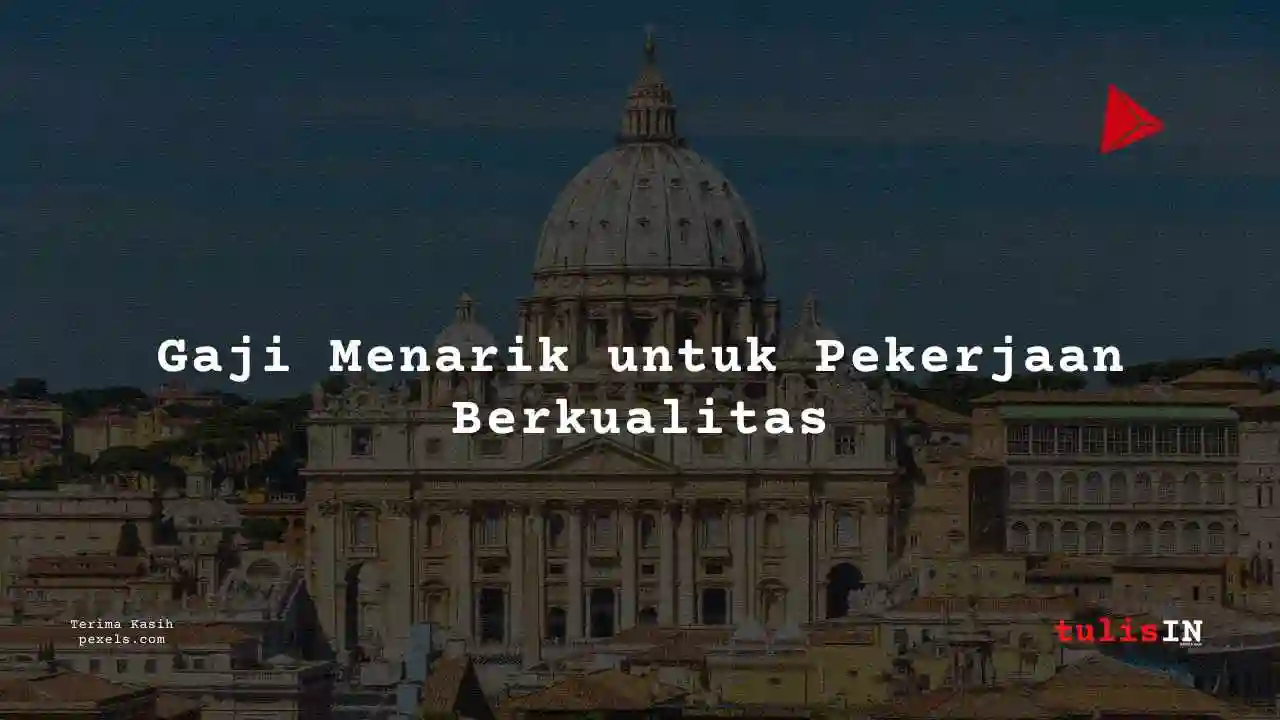 Berapa Gaji Pejabat Kuria Roma Vatikan 2025?