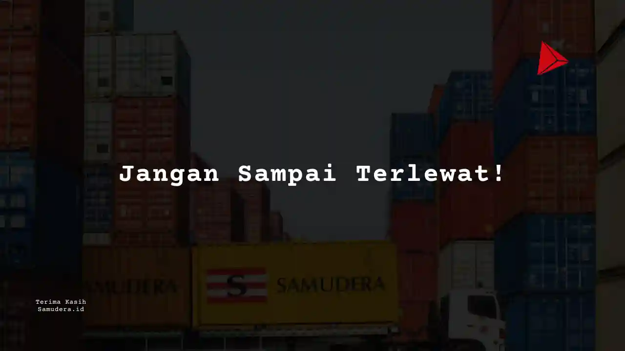 Berapa Gaji Budgeting and Cost Control Samudera Indonesia 2023?