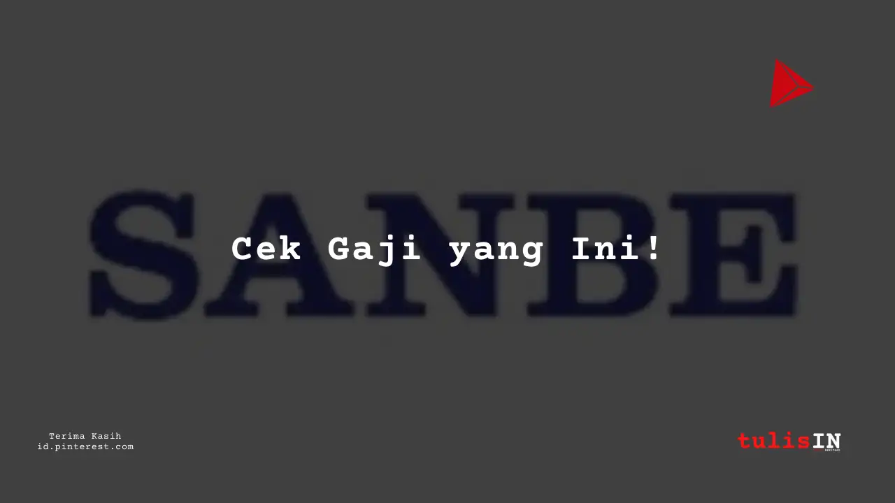 Berapa Gaji Building PT Sanbe Farma Tahun 2023?