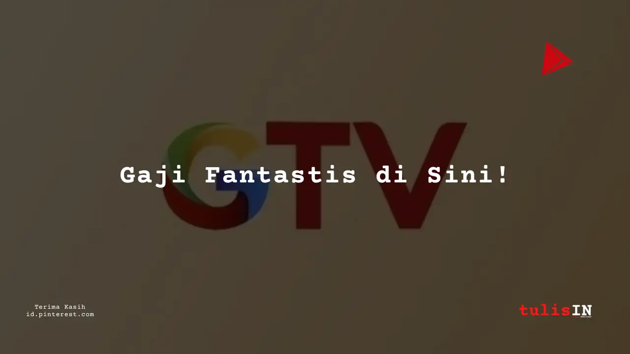 Berapa Gaji Cameraman Global TV Tahun 2025?