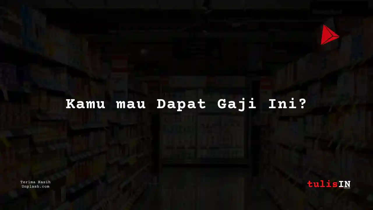 Berapa Gaji Crew Pramuniaga Lawson Indonesia 2025?