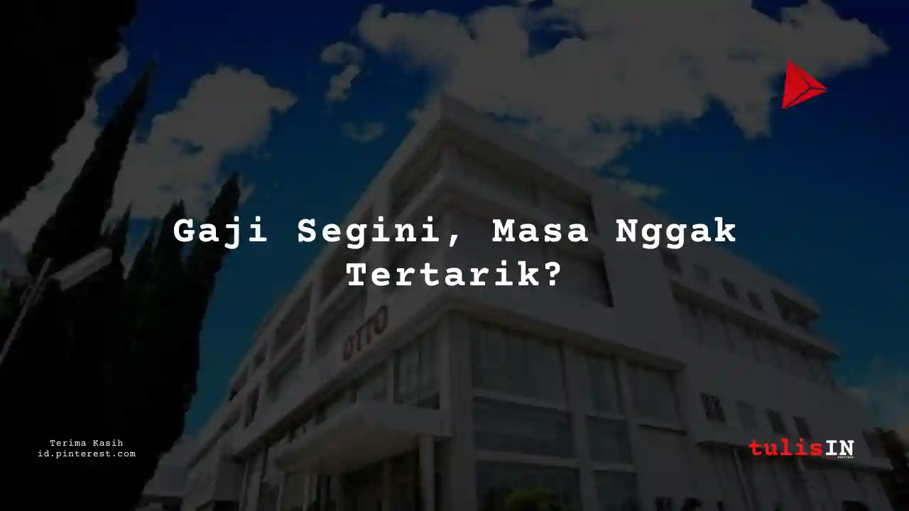 Berapa Gaji Developer PT Otto Pharmaceutical Industry Tahun 2025?