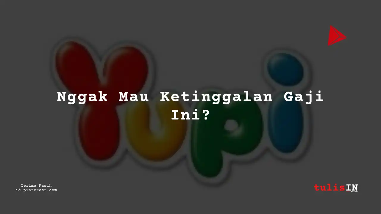 Berapa Gaji Factory Manager PT Yupi Indo Jelly Gum Tbk Tahun 2023?