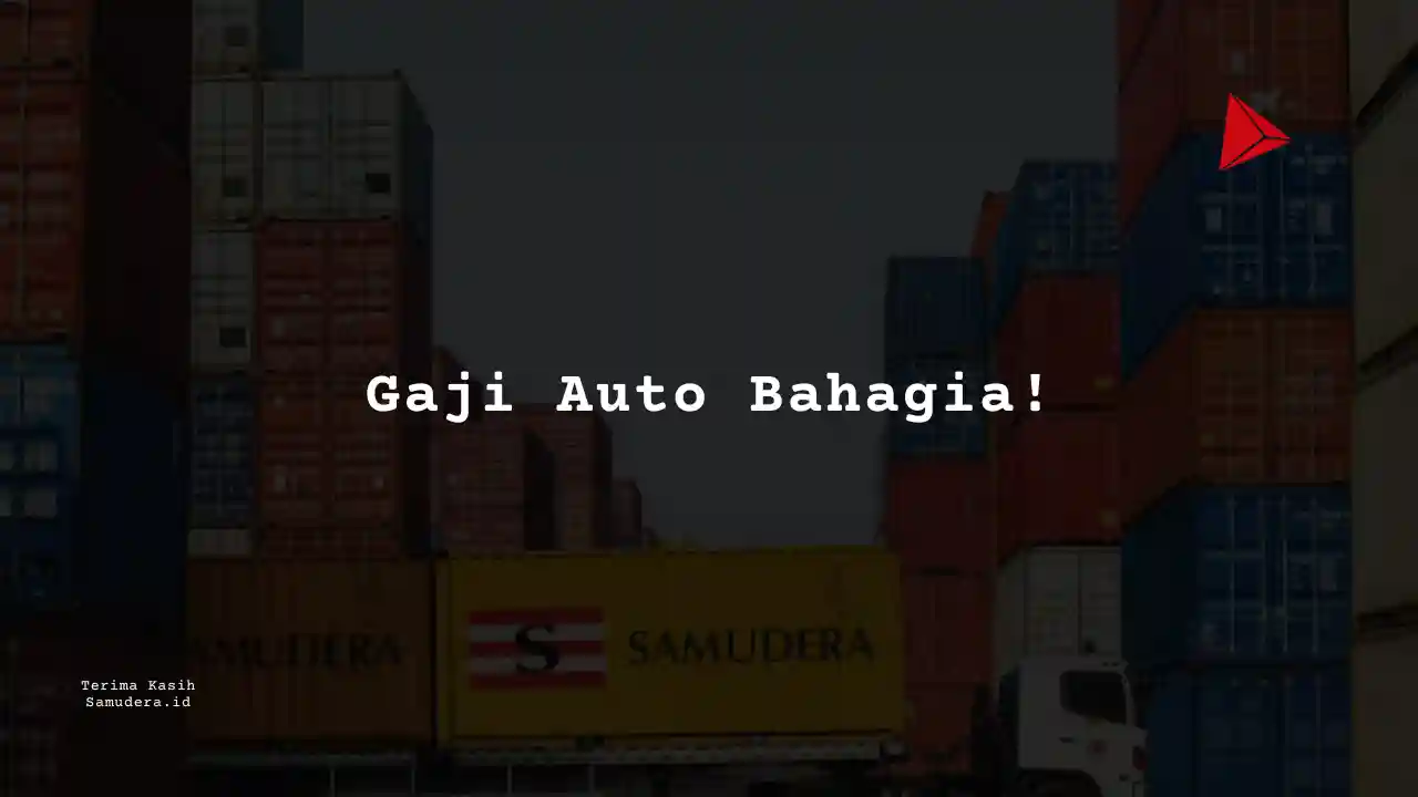 Berapa Gaji Field Engineer Samudera Indonesia 2023?