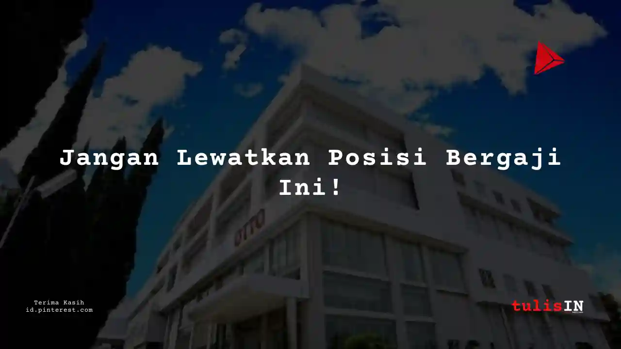 Berapa Gaji Field Manager PT Otto Pharmaceutical Industry Tahun 2025?