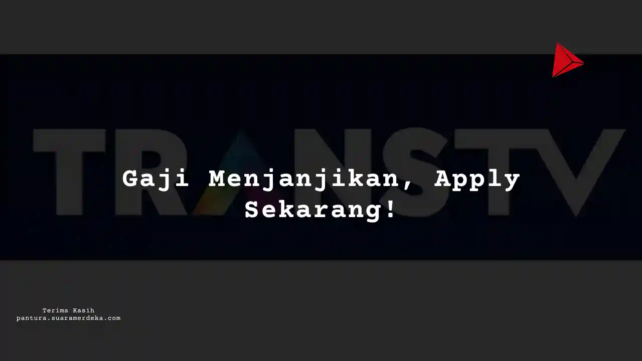 Berapa Gaji Graphic Designer Trans TV 2024?