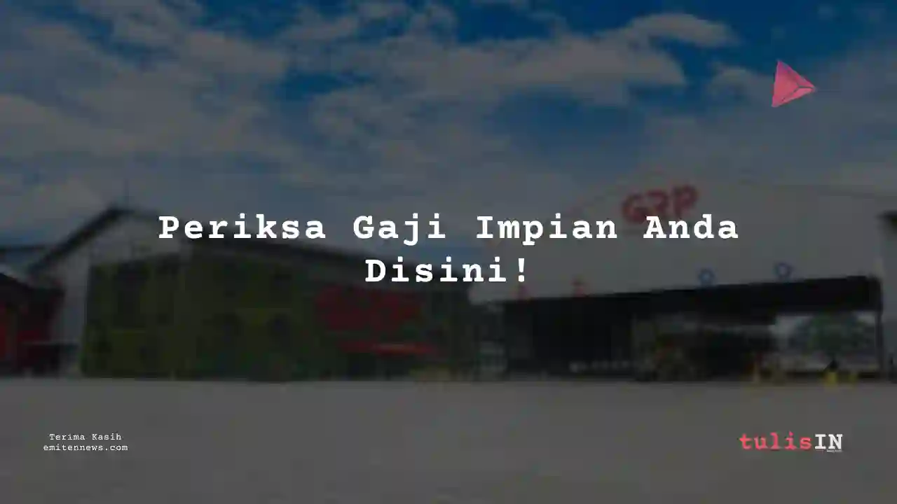 Berapa Gaji Purchasing Gunung Raja Paksi 2024?