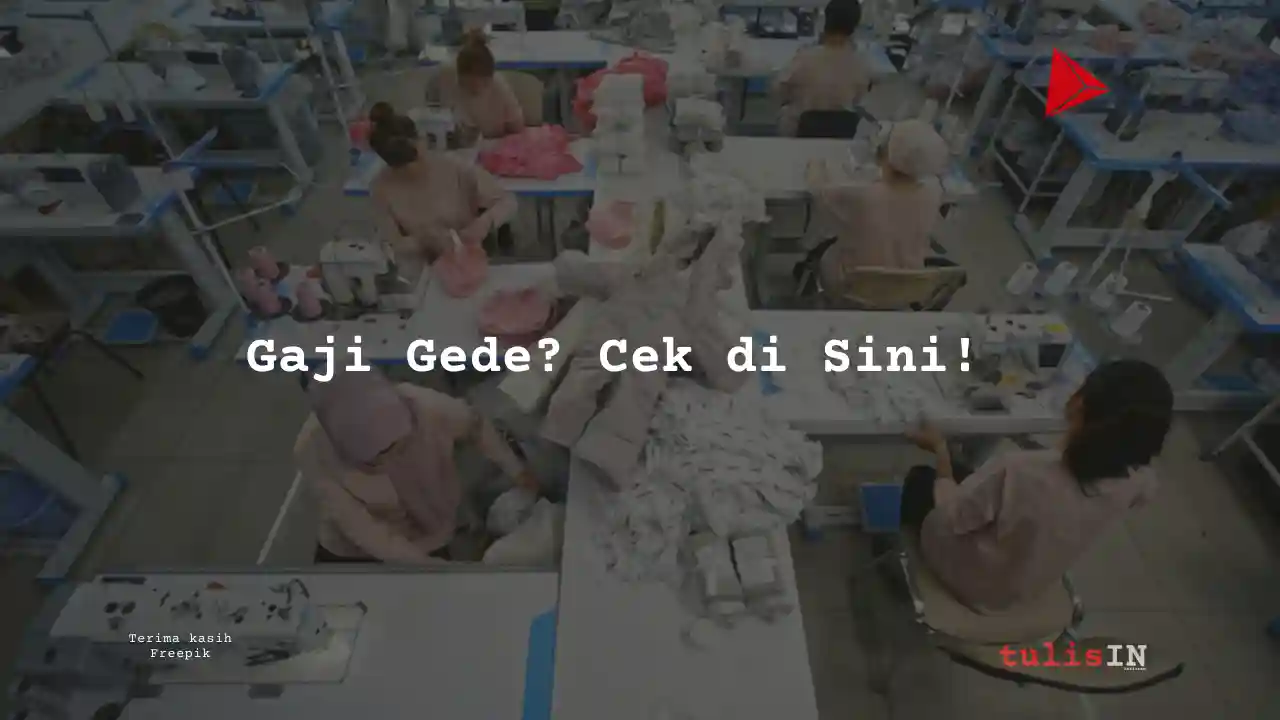 Berapa Gaji Human Resource Department PT Saurindotex Mandiri 2025?