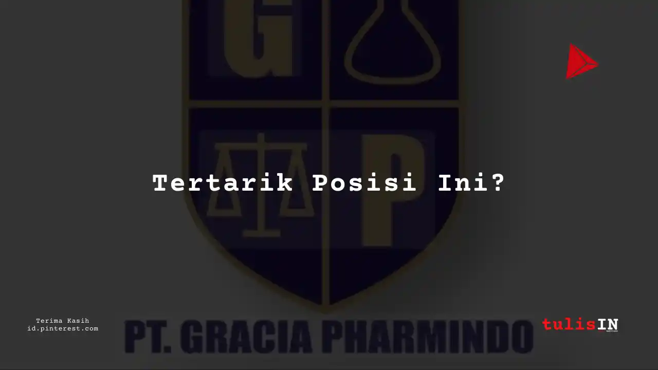 Berapa Gaji Human Resources Specialist PT Gracia Pharmindo Tahun 2024?