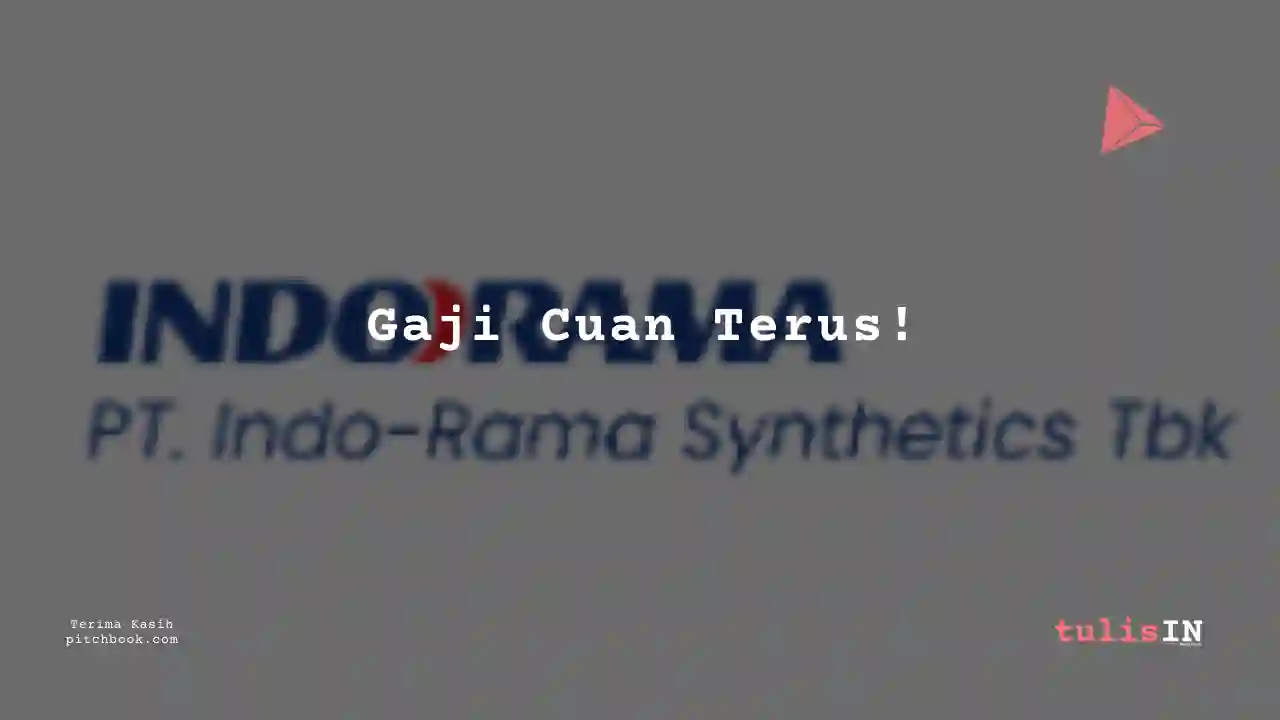 Berapa Gaji Manager Indo-Rama Synthetics 2023?