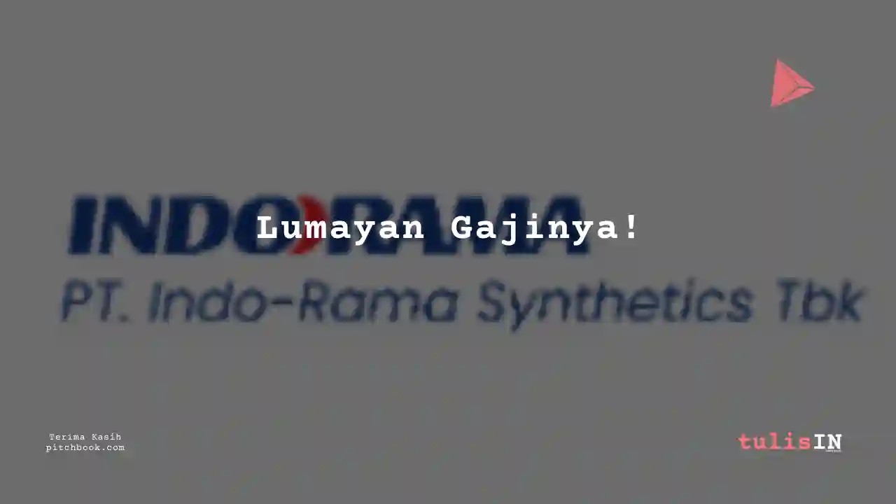 Berapa Gaji Specialist Indo-Rama Synthetics 2023?
