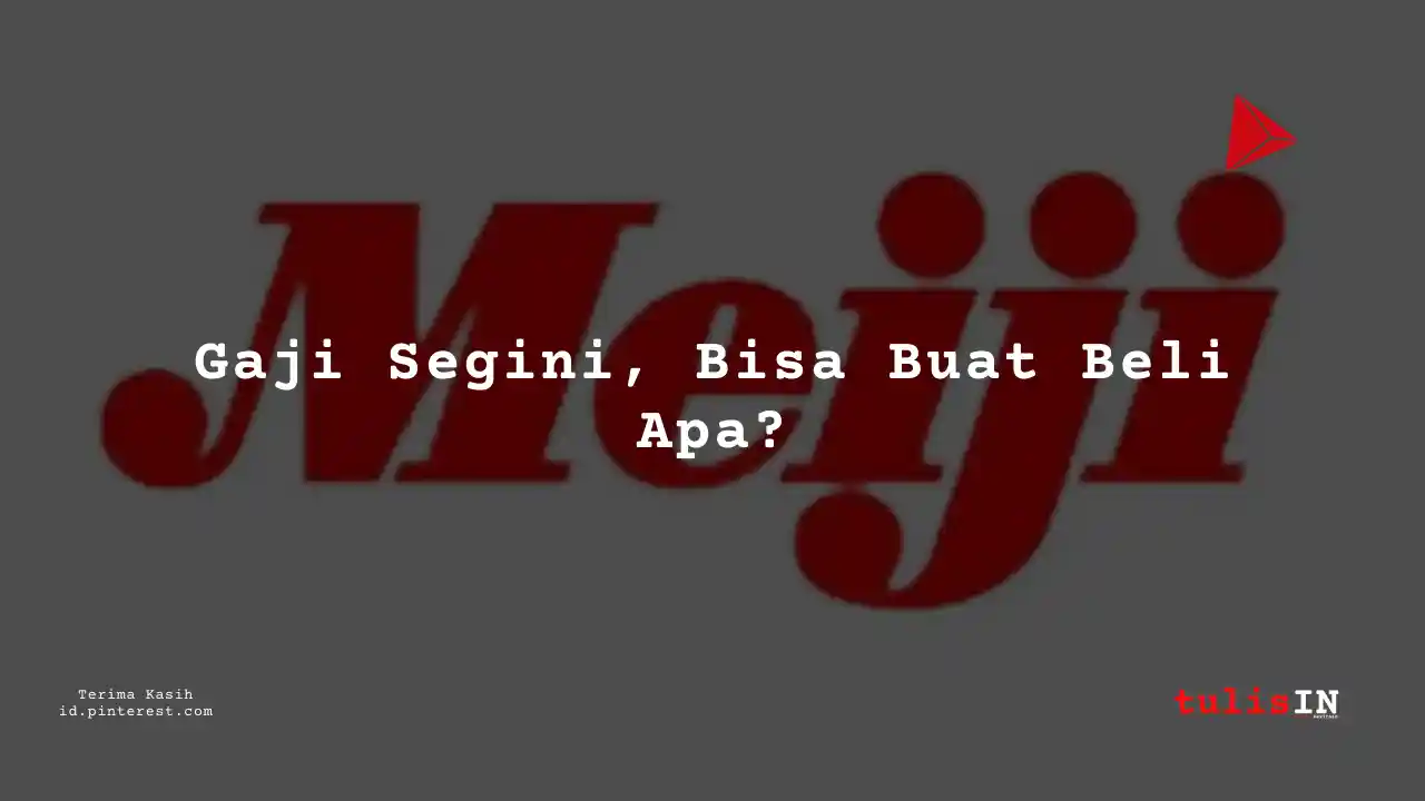 Berapa Gaji Intern PT Meiji Indonesian Pharmaceutical Industries Tahun 2024?