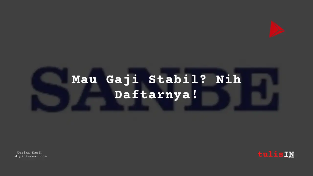 Berapa Gaji Junior Analyst PT Sanbe Farma Tahun 2023?