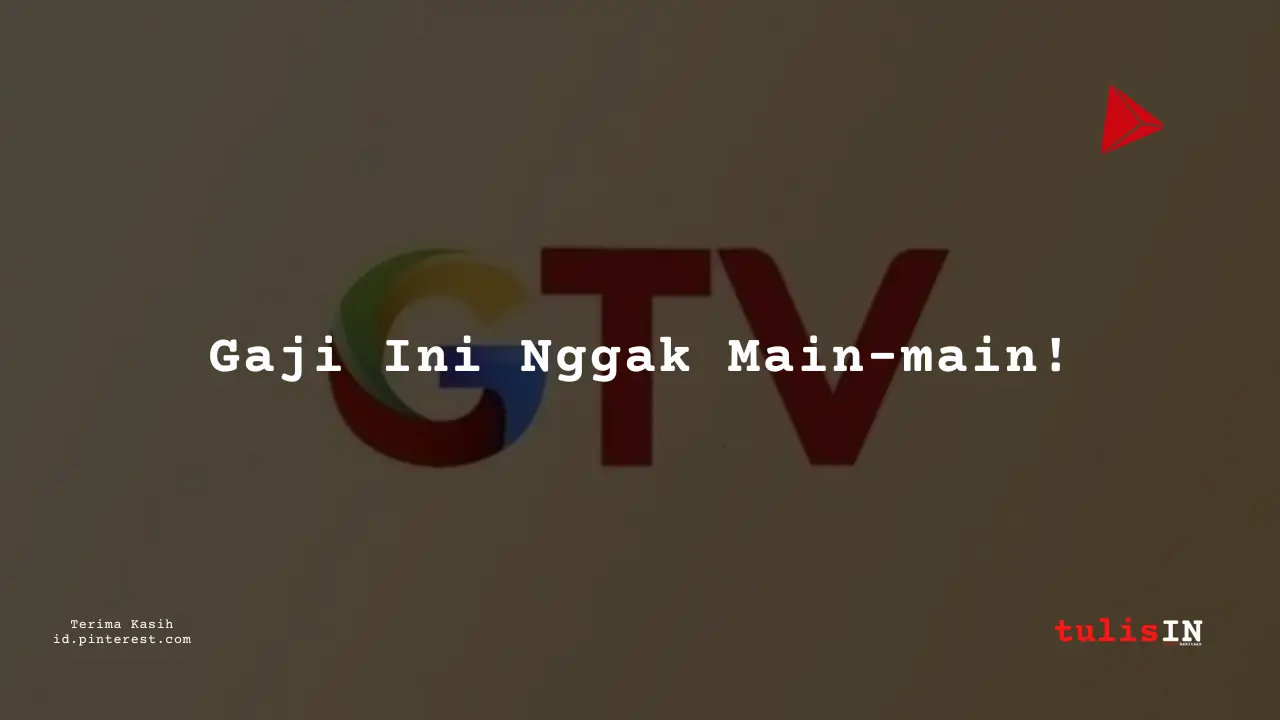 Berapa Gaji Junior Officer Global TV Tahun 2025?