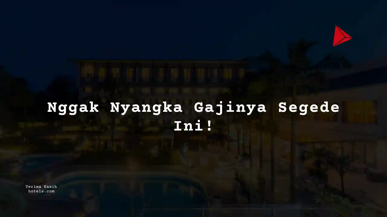 Berapa Gaji Cleaning Service Hotel 2025?