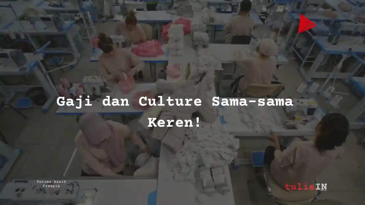 Berapa Gaji Maintenance Senior Supervisor PT Saurindotex Mandiri 2025?