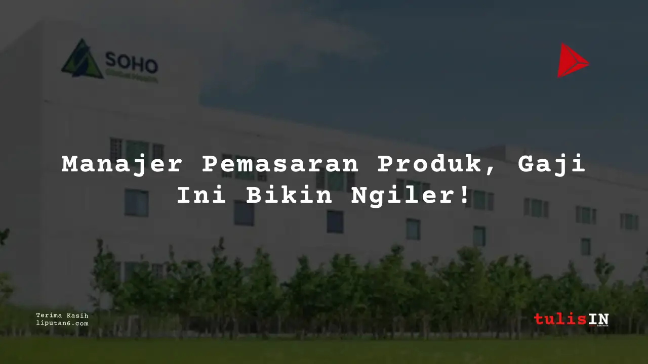 Berapa Gaji Manajer Pemasaran Produk PT Soho Farmasi Industri 2025?