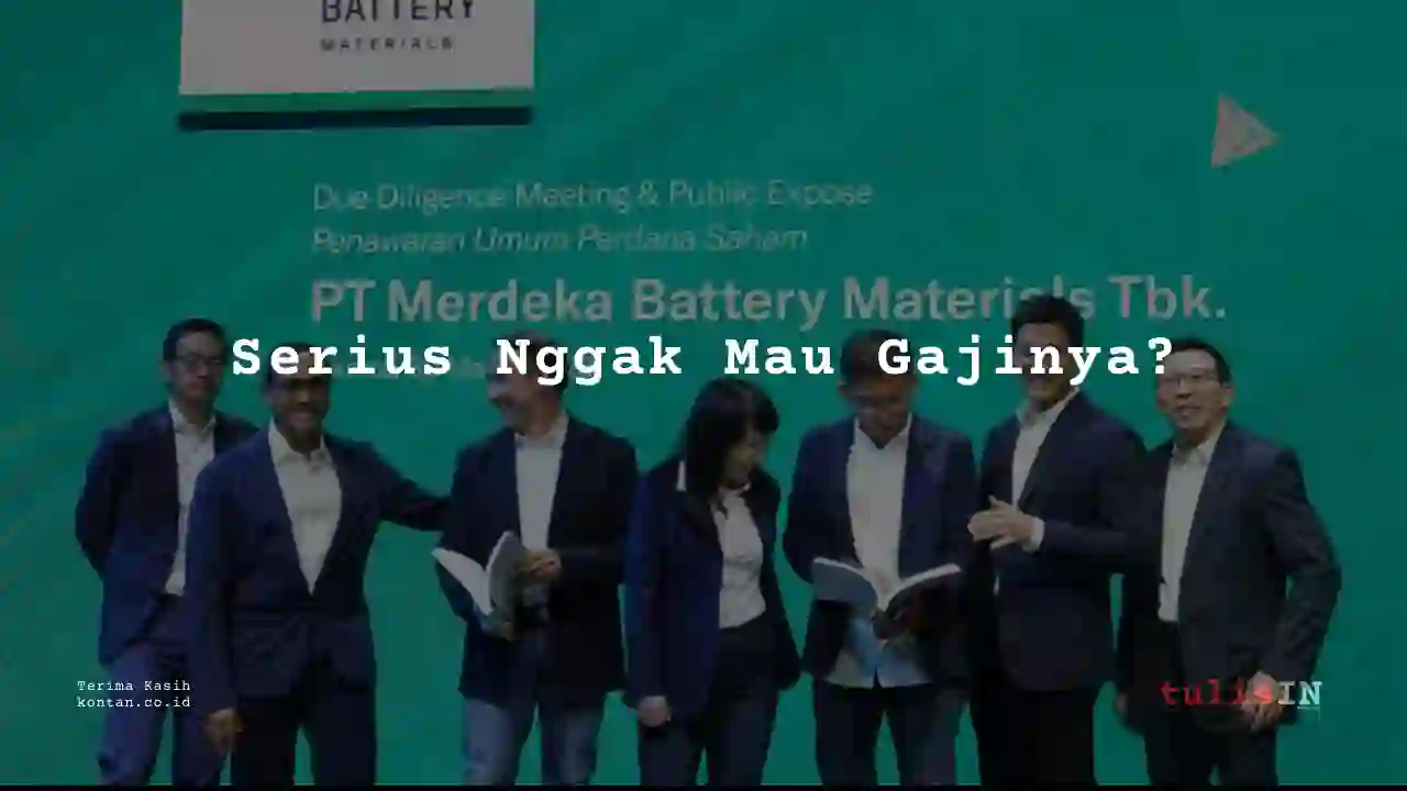 Berapa Gaji Internal Audit Manager  Merdeka Battery Materials 2023?