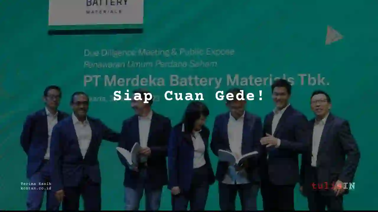 Berapa Gaji Pengembang Bisnis Merdeka Battery Materials 2023?