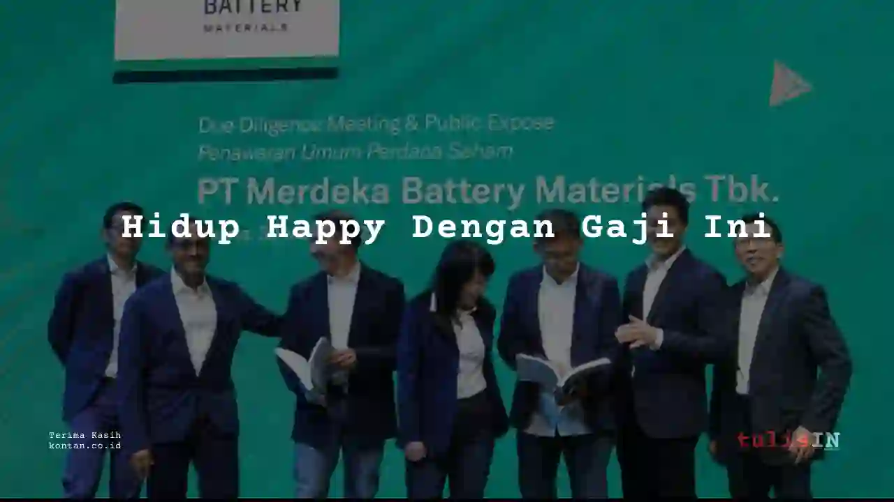 Berapa Gaji Warehouse Unit Head Merdeka Battery Materials 2023?