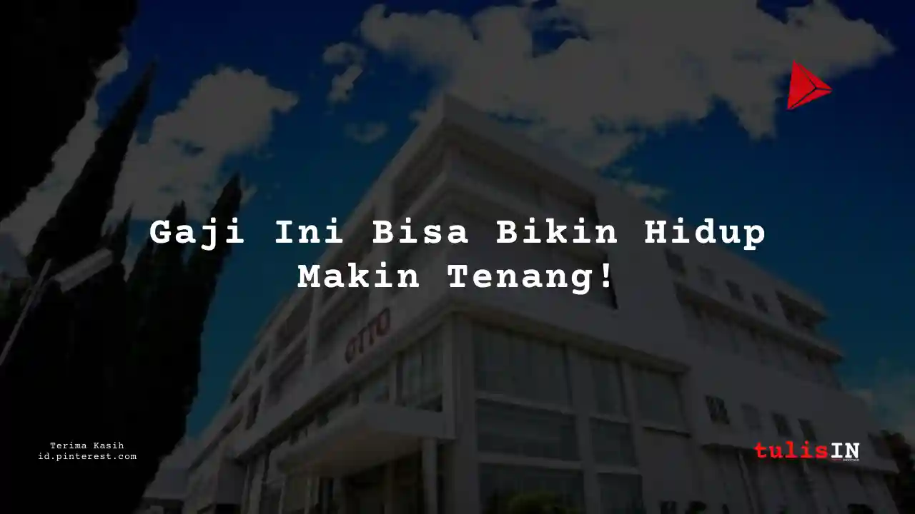 Berapa Gaji Mine Water Treatment PT Otto Pharmaceutical Industry Tahun 2025?