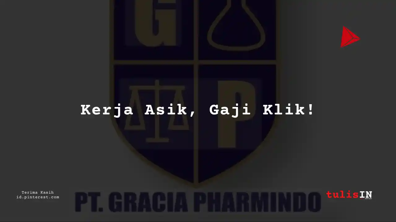 Berapa Gaji Process Engineer PT Gracia Pharmindo Tahun 2024?