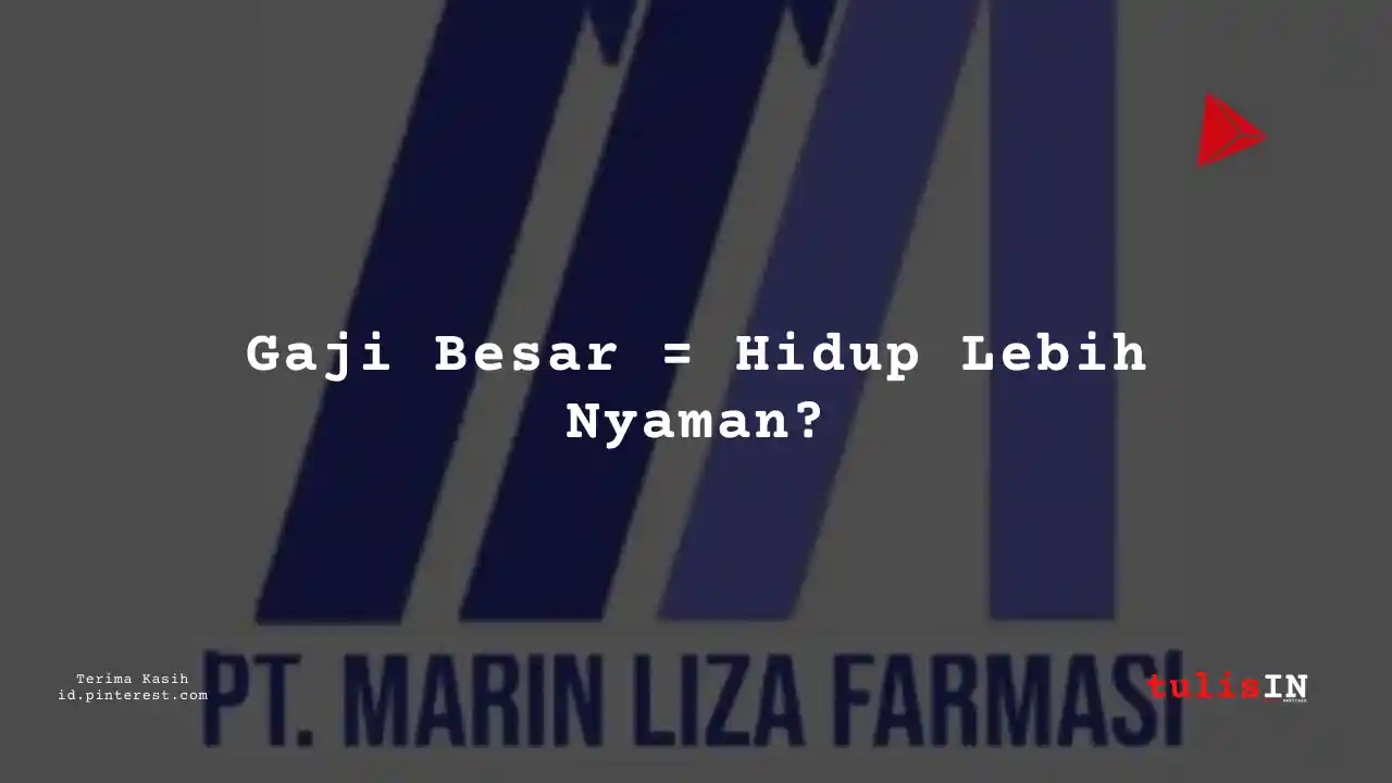 Berapa Gaji Procurement PT Marin Liza Farmasi Tahun 2023?