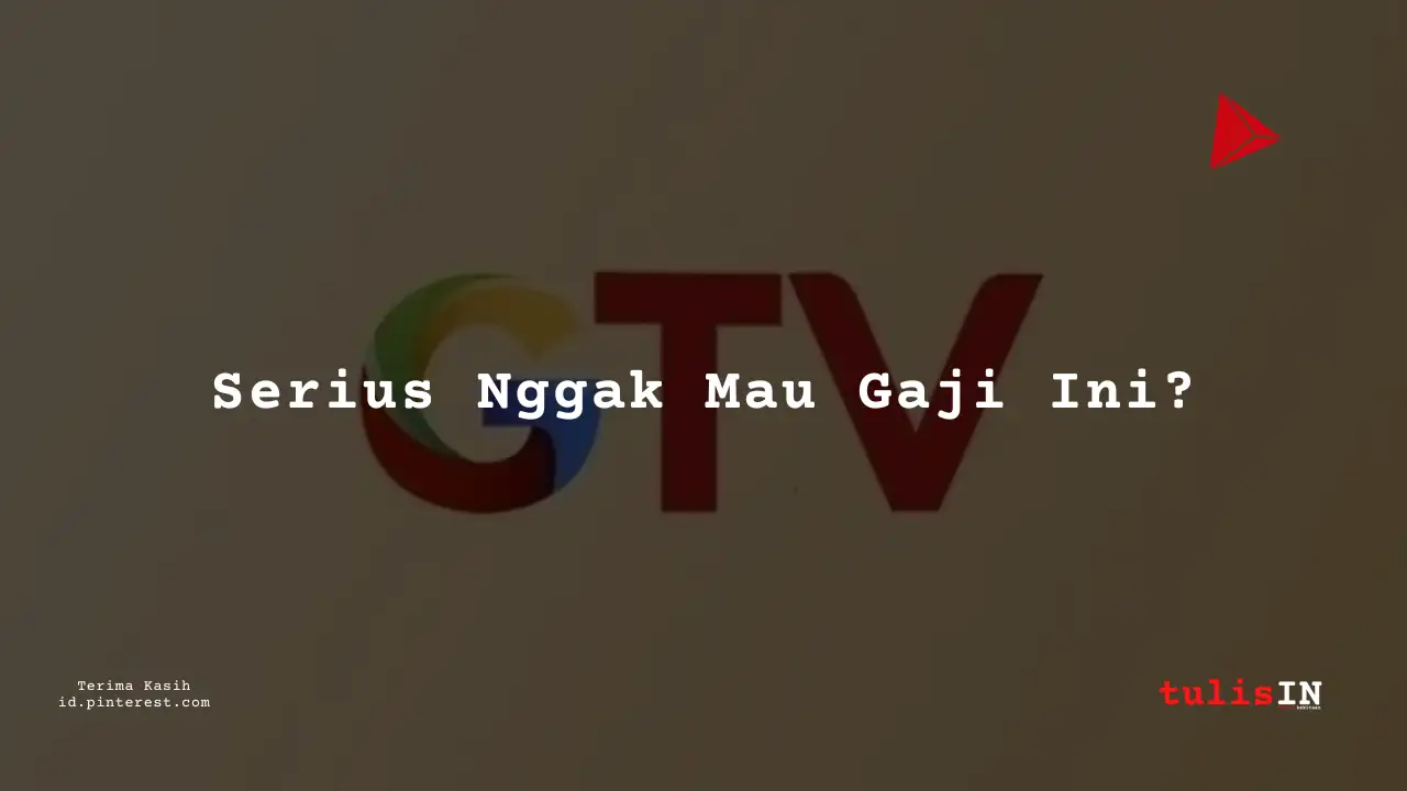Berapa Gaji Producer On Air Promo Global TV Tahun 2024?