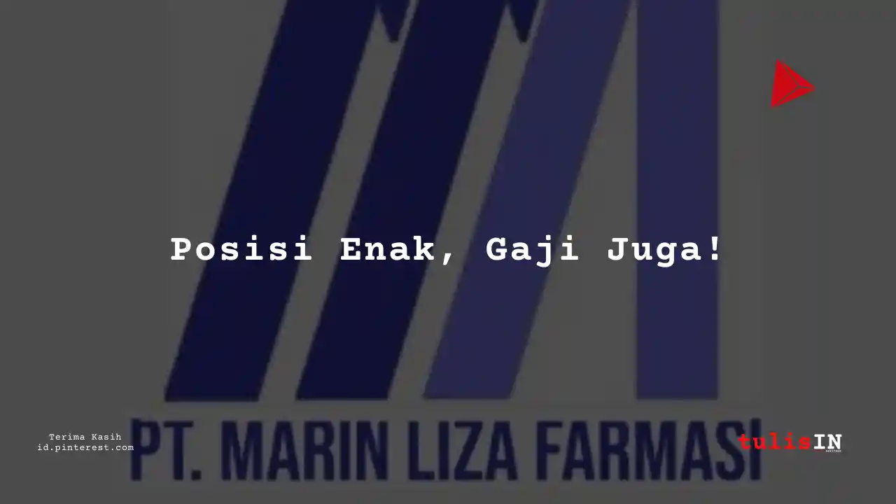 Berapa Gaji Production Supervisor PT Marin Liza Farmasi Tahun 2023?